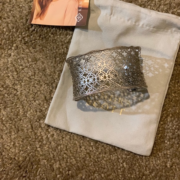 Kendra Scott Jewelry - Candice Silver Cuff Bracelet Silver Filigree Mix